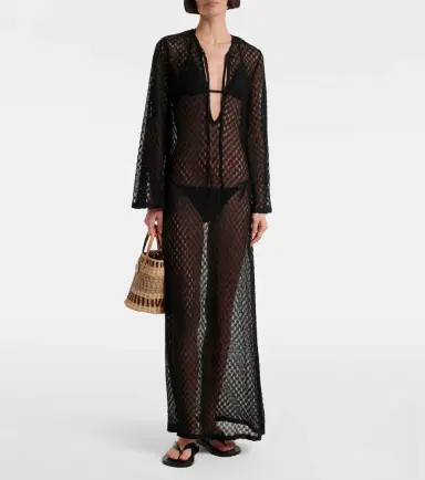 Missoni Open-knit tie-neck lamé kaftan | Thumbnail 5 Missoni Open-knit tie-neck lamé kaftan | Thumbnail 5