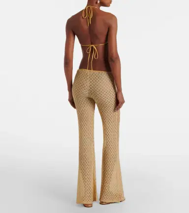 Missoni Open-knit lamé flared pants | Thumbnail 5
