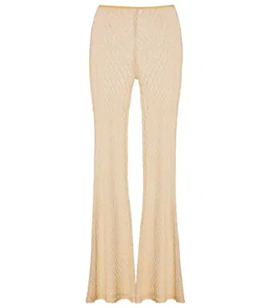 Missoni Open-knit lamé flared pants | Thumbnail 1