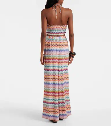 Missoni Zigzag lamé palazzo pants | Thumbnail 2 Missoni Zigzag lamé palazzo pants | Thumbnail 2