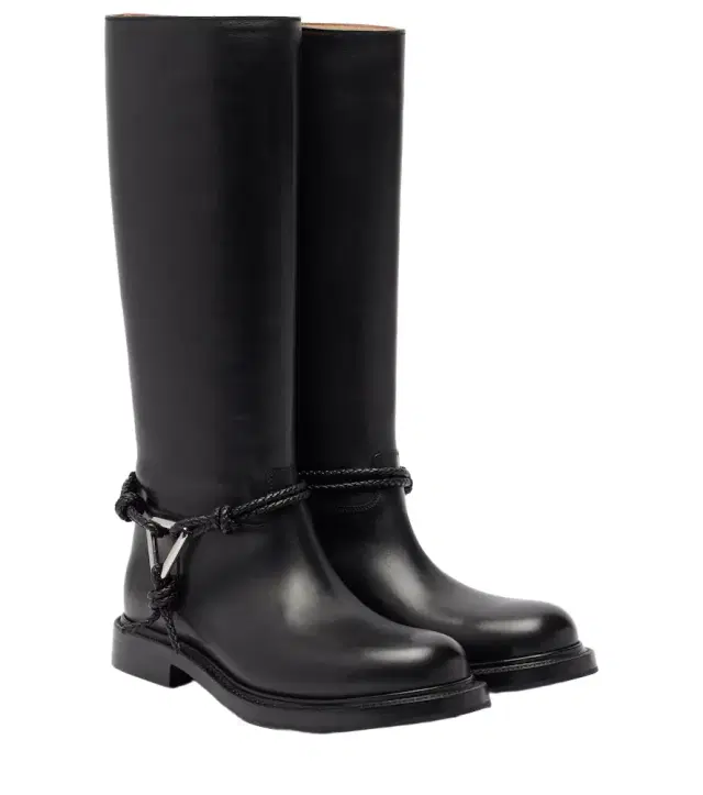 Bottega Veneta James leather knee-high boots
