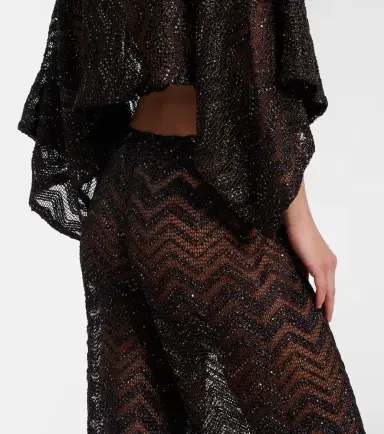 Missoni Open-knit wide-leg pants | Thumbnail 4 Missoni Open-knit wide-leg pants | Thumbnail 4