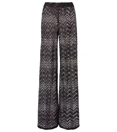 Missoni Open-knit wide-leg pants | Thumbnail 1 Missoni Open-knit wide-leg pants | Thumbnail 1