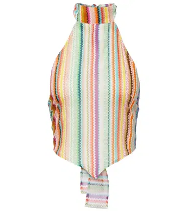 Missoni Striped halterneck cotton and silk top | Thumbnail 1