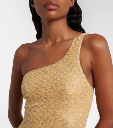 Missoni One-shoulder lamé swimsuit | Thumbnail 3