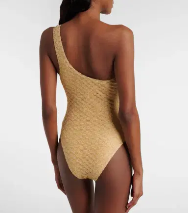 Missoni One-shoulder lamé swimsuit | Thumbnail 5