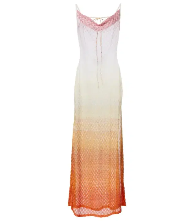 Missoni Wave lamé beach cover-up
