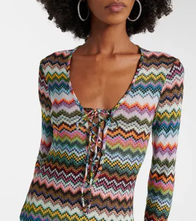 Missoni Zigzag lamé maxi dress | Thumbnail 4 Missoni Zigzag lamé maxi dress | Thumbnail 4