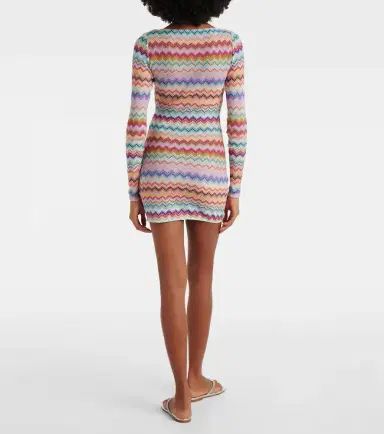 Missoni Zigzag lamé minidress | Thumbnail 4