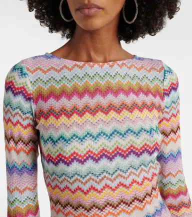 Missoni Zigzag lamé minidress | Thumbnail 5