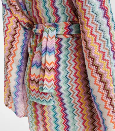 Missoni Zigzag oversized lamé wrap cardigan | Thumbnail 4
