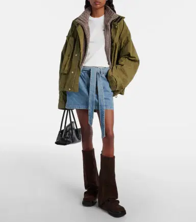 The Attico Embroidered wool and cashmere cardigan | Thumbnail 3 The Attico Embroidered wool and cashmere cardigan | Thumbnail 3