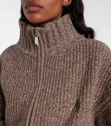 The Attico Embroidered wool and cashmere cardigan | Thumbnail 4 The Attico Embroidered wool and cashmere cardigan | Thumbnail 4