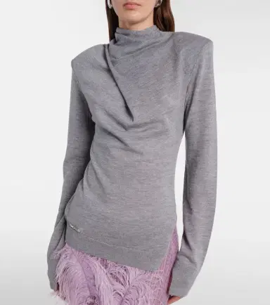 The Attico Virgin wool turtleneck sweater | Thumbnail 3 The Attico Virgin wool turtleneck sweater | Thumbnail 3