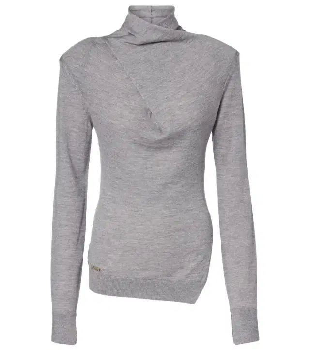 The Attico Virgin wool turtleneck sweater