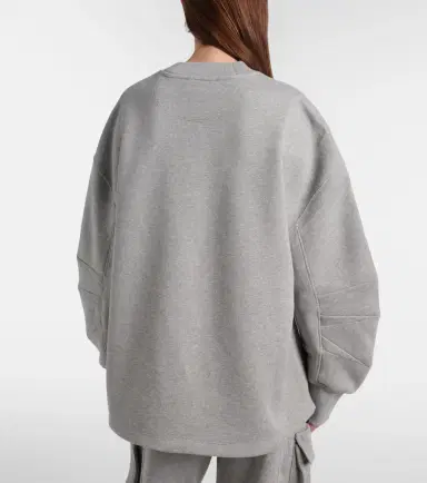 The Attico Oversized cotton jersey sweatshirt | Thumbnail 3 The Attico Oversized cotton jersey sweatshirt | Thumbnail 3