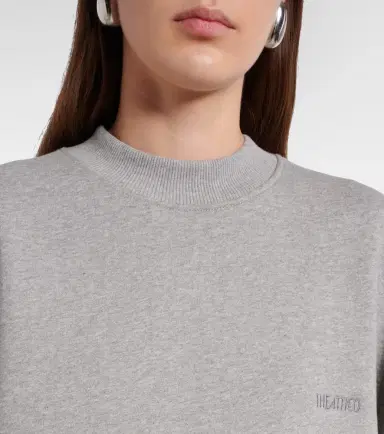 The Attico Oversized cotton jersey sweatshirt | Thumbnail 4 The Attico Oversized cotton jersey sweatshirt | Thumbnail 4