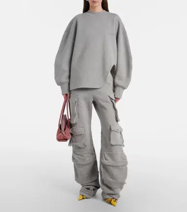 The Attico Oversized cotton jersey sweatshirt | Thumbnail 6 The Attico Oversized cotton jersey sweatshirt | Thumbnail 6