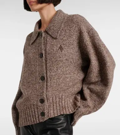 The Attico Wool and cashmere cardigan | Thumbnail 2 The Attico Wool and cashmere cardigan | Thumbnail 2