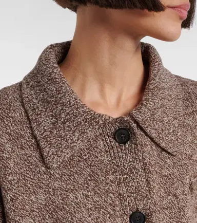 The Attico Wool and cashmere cardigan | Thumbnail 3 The Attico Wool and cashmere cardigan | Thumbnail 3