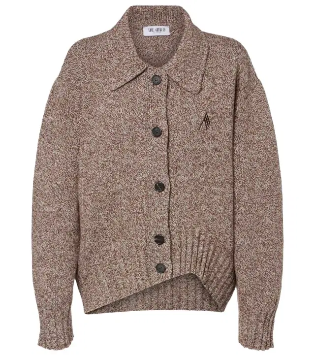 The Attico Wool and cashmere cardigan