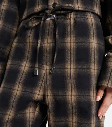 The Attico Checked cotton sweatpants | Thumbnail 3 The Attico Checked cotton sweatpants | Thumbnail 3