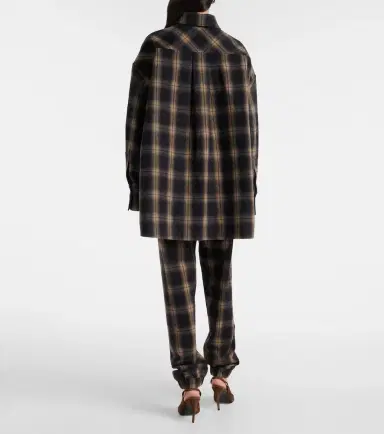 The Attico Checked cotton sweatpants | Thumbnail 4 The Attico Checked cotton sweatpants | Thumbnail 4