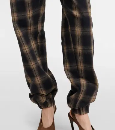 The Attico Checked cotton sweatpants | Thumbnail 5 The Attico Checked cotton sweatpants | Thumbnail 5