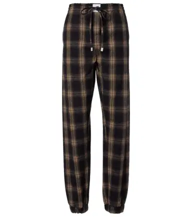 The Attico Checked cotton sweatpants | Thumbnail 1 The Attico Checked cotton sweatpants | Thumbnail 1