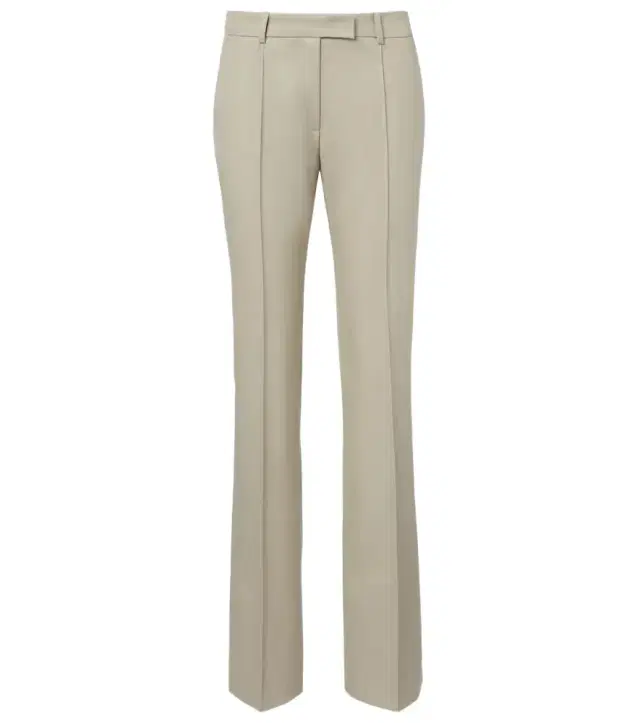 The Attico Low-rise wool straight pants