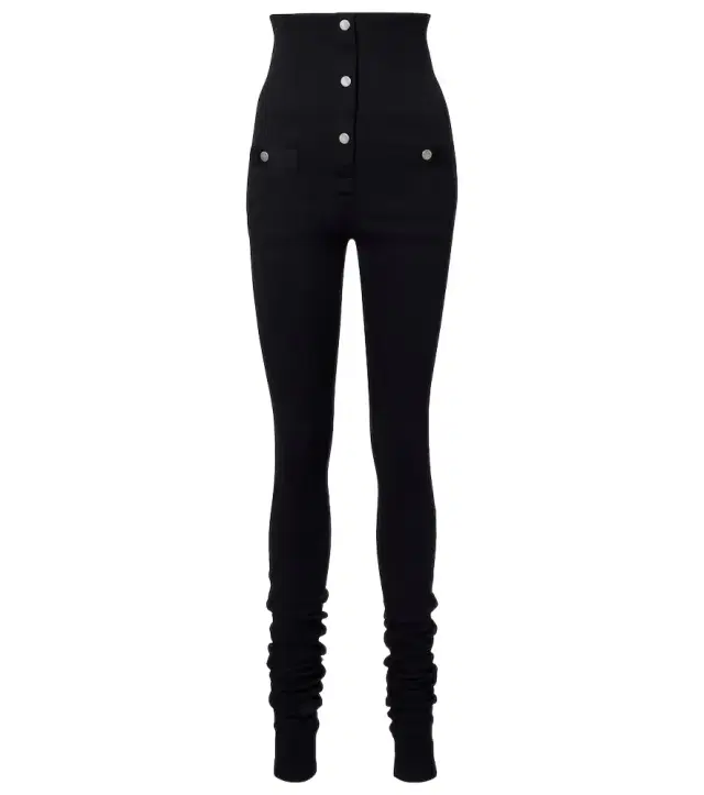 High-rise cotton jersey stirrup leggings