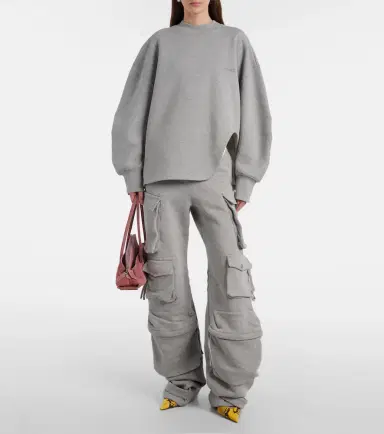 The Attico Cotton jersey sweatpants | Thumbnail 4