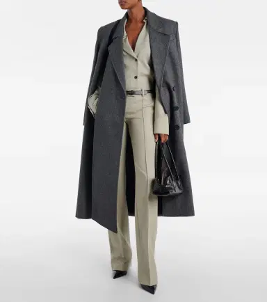 The Attico Draped wool shirt | Thumbnail 2 The Attico Draped wool shirt | Thumbnail 2