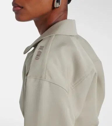 The Attico Draped wool shirt | Thumbnail 5 The Attico Draped wool shirt | Thumbnail 5
