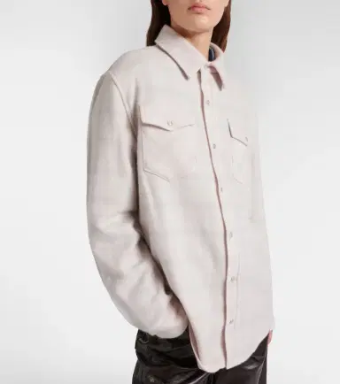 God’s True Cashmere Clarity plaid cashmere shirt with quartz | Thumbnail 2 God’s True Cashmere Clarity plaid cashmere shirt with quartz | Thumbnail 2