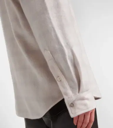 God’s True Cashmere Clarity plaid cashmere shirt with quartz | Thumbnail 4 God’s True Cashmere Clarity plaid cashmere shirt with quartz | Thumbnail 4