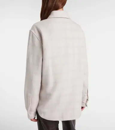 God’s True Cashmere Clarity plaid cashmere shirt with quartz | Thumbnail 5 God’s True Cashmere Clarity plaid cashmere shirt with quartz | Thumbnail 5