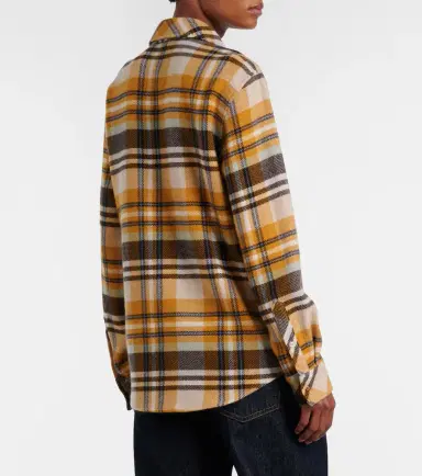 God’s True Cashmere Abundance Tartan cashmere shirt with tiger's eye | Thumbnail 5