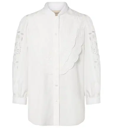 Valentino Embroidered cotton poplin blouse | Thumbnail 1