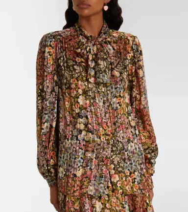 Valentino Floral silk blouse | Thumbnail 4 Valentino Floral silk blouse | Thumbnail 4