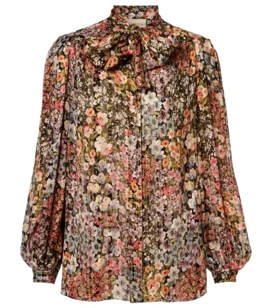 Valentino Floral silk blouse | Thumbnail 1 Valentino Floral silk blouse | Thumbnail 1