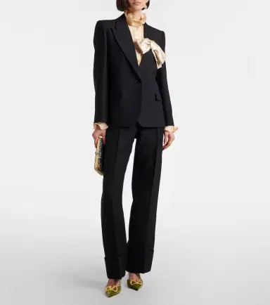 Valentino Crepe Couture bow-detail blazer | Thumbnail 2