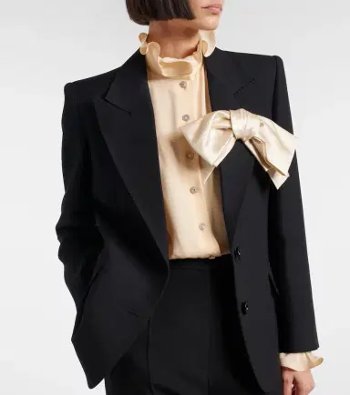 Valentino Crepe Couture bow-detail blazer | Thumbnail 5