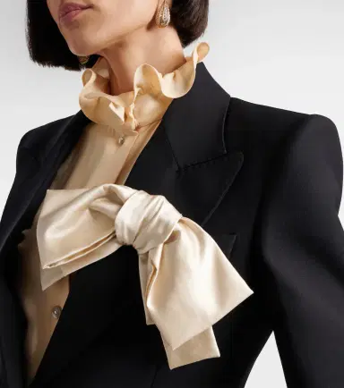 Valentino Crepe Couture bow-detail blazer | Thumbnail 6