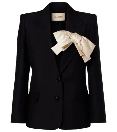 Valentino Crepe Couture bow-detail blazer | Thumbnail 1