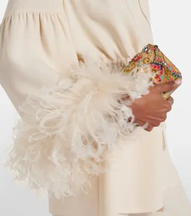 Valentino Cady Couture feather-trimmed tunic | Thumbnail 5 Valentino Cady Couture feather-trimmed tunic | Thumbnail 5