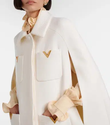 Valentino VGold wool cape | Thumbnail 3