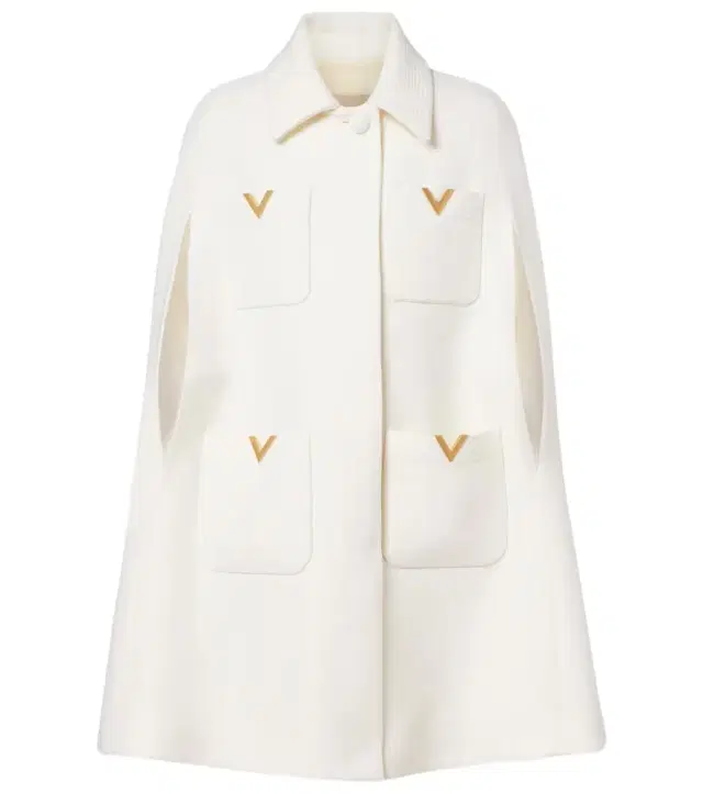 Valentino VGold wool cape