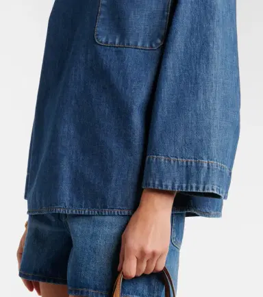 Valentino VGold chambray top | Thumbnail 2