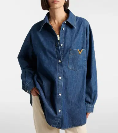 Valentino VGold chambray shirt | Thumbnail 5 Valentino VGold chambray shirt | Thumbnail 5